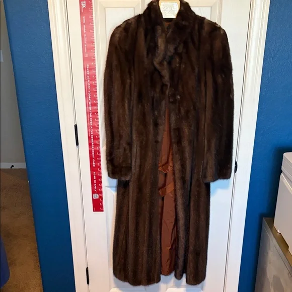 WOMENS Vintage Mink Coat. LeNobel Furs Brown Fur Coat - Picture 2 of 9